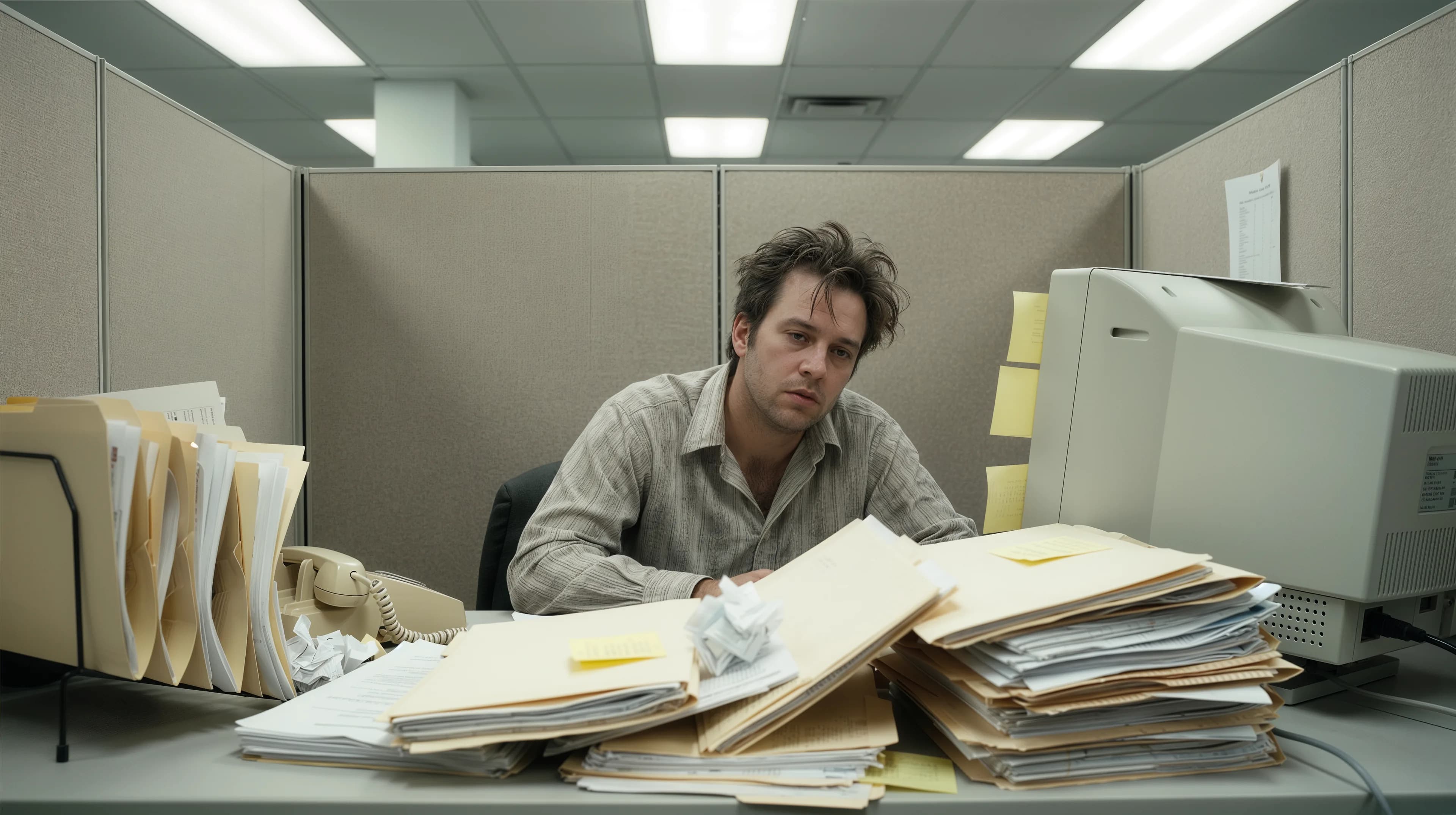 Un bureau rempli d’ordinateurs et de postes de travail